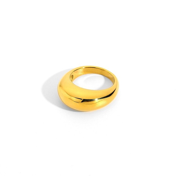 Bulk Jewelry Wholesale Rings gold Stainless steel Round shape JDC-RS-JD023 Wholesale factory from China YIWU China