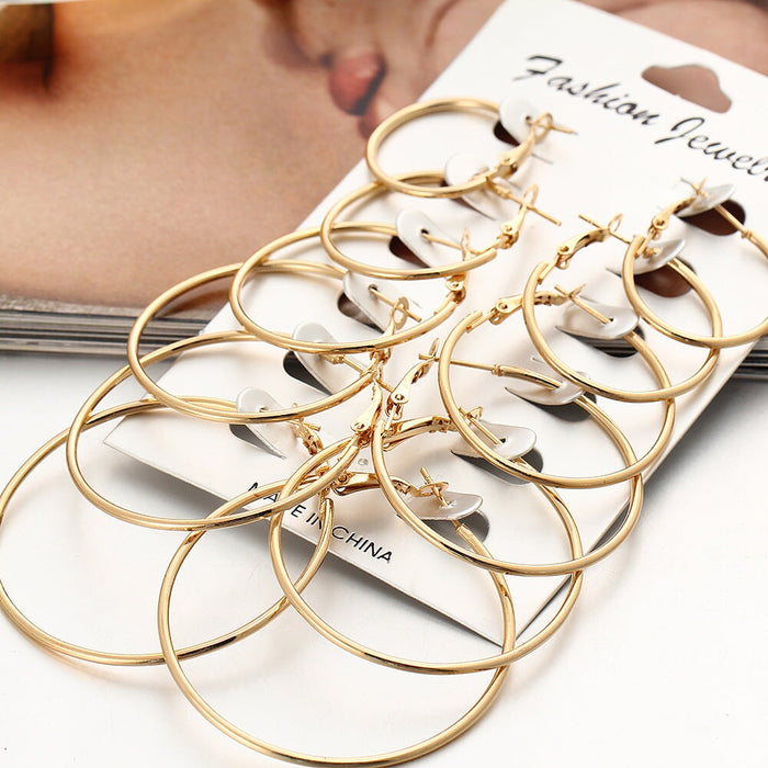 Wholesale rock exaggerated personality earring alloy JDC-ES-F003 Earrings 韩之尚 Wholesale Jewelry JoyasDeChina Joyas De China