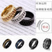 Wholesale rotatable chain stainless steel couple ring JDC-RS-Dingc006 Rings 顶潮 Wholesale Jewelry JoyasDeChina Joyas De China