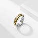 Wholesale rotatable moving star moon stainless steel ring JDC-RS-QianF001 Rings 千风 Wholesale Jewelry JoyasDeChina Joyas De China