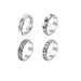 Wholesale rotating stainless steel couple ring JDC-RS-Dingc011 Rings 顶潮 Wholesale Jewelry JoyasDeChina Joyas De China