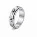 Wholesale rotating stainless steel couple ring JDC-RS-Dingc011 Rings 顶潮 Wholesale Jewelry JoyasDeChina Joyas De China