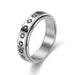 Wholesale rotating stainless steel couple ring JDC-RS-Dingc011 Rings 顶潮 Wholesale Jewelry JoyasDeChina Joyas De China