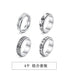 Wholesale rotating stainless steel couple ring JDC-RS-Dingc011 Rings 顶潮 Wholesale Jewelry JoyasDeChina Joyas De China
