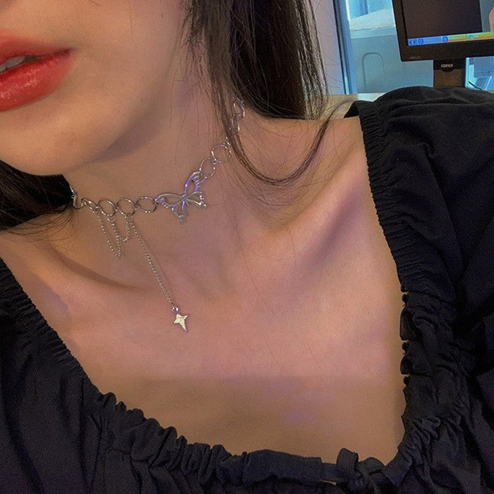 Wholesale round brand letter love alloy necklace JDC-NE-BaoY005 Necklaces 宝钰 4 Wholesale Jewelry JoyasDeChina Joyas De China