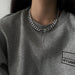 Wholesale round brand letter love alloy necklace JDC-NE-BaoY005 Necklaces 宝钰 6 Wholesale Jewelry JoyasDeChina Joyas De China