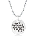 Wholesale Round Stainless Steel Christmas Gift Necklace JDC-NE-GangGu004 Necklaces 钢古 Y00001 Wholesale Jewelry JoyasDeChina Joyas De China