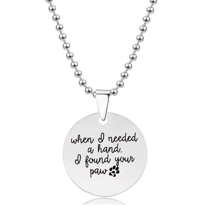 Wholesale Round Stainless Steel Christmas Gift Necklace JDC-NE-GangGu004 Necklaces 钢古 Y00004 Wholesale Jewelry JoyasDeChina Joyas De China