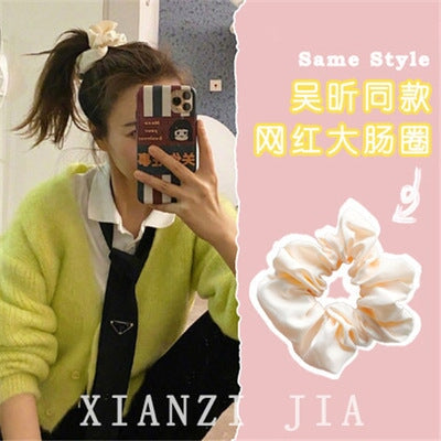 Wholesale rubber bands and floral hair bands JDC-HS-H424 Hair Scrunchies 妙德 10 Wholesale Jewelry JoyasDeChina Joyas De China