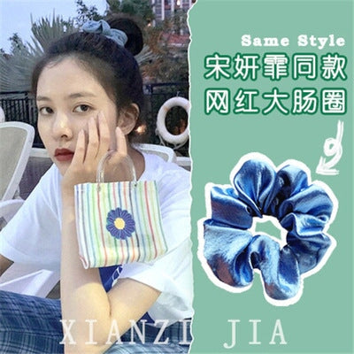 Wholesale rubber bands and floral hair bands JDC-HS-H424 Hair Scrunchies 妙德 9 Wholesale Jewelry JoyasDeChina Joyas De China