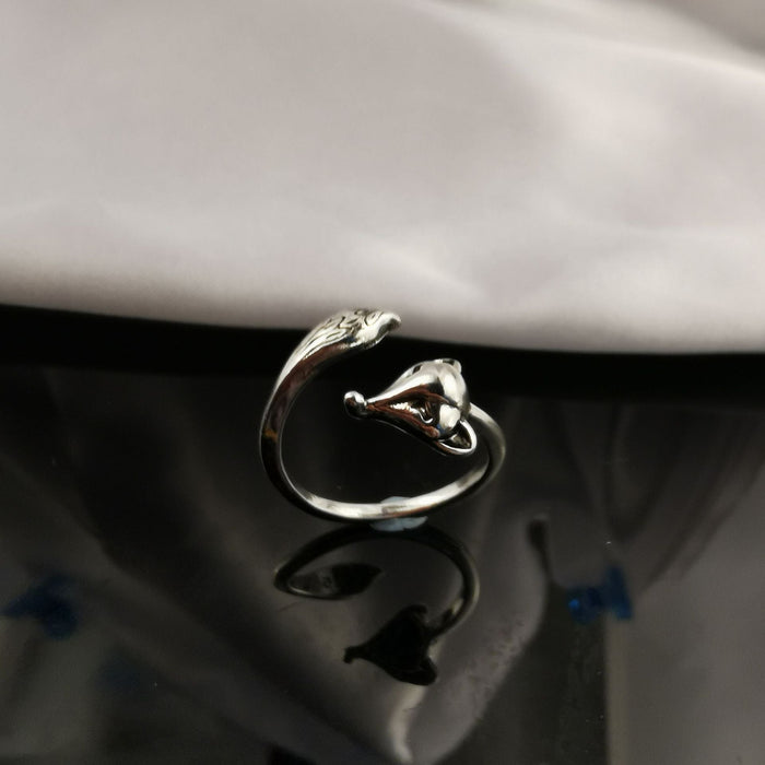 Wholesale Ruby Fox Adjustable Vintage Ring JDC-RS-NS004 Rings 尼森 Wholesale Jewelry JoyasDeChina Joyas De China
