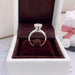 Wholesale S925 silver morsonite ring JDC-RS-BLX083 Rings 宝来兴 Wholesale Jewelry JoyasDeChina Joyas De China