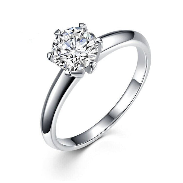 Wholesale S925 silver morsonite ring JDC-RS-BLX083 Rings 宝来兴 Wholesale Jewelry JoyasDeChina Joyas De China