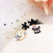 Wholesale S925 Silver Needle Alloy Enamel Paint Bow Earrings MOQ≥2 JDC-ES-YKT001 Earrings 艺凯特 Wholesale Jewelry JoyasDeChina Joyas De China