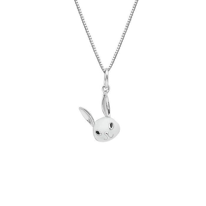 Wholesale s925 silver rabbit necklace JDC-NE-DeL001 Necklaces 德隆 Wholesale Jewelry JoyasDeChina Joyas De China