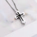 Wholesale S925 Sterling Silver Cross Couple Necklace JDC-NE-MZY001 Necklaces 梦峥缘 white S925 Sterling Silver Wholesale Jewelry JoyasDeChina Joyas De China