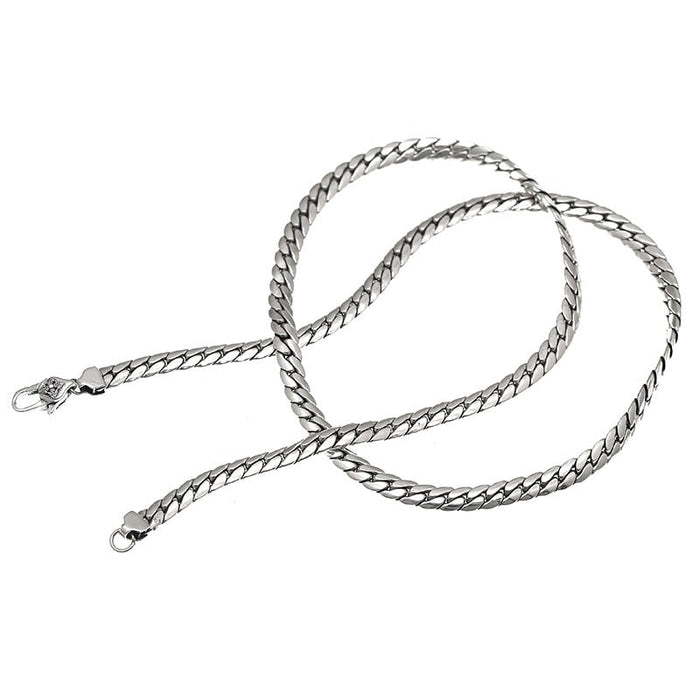 Wholesale S925 Sterling Silver Cuban Chain Necklace JDC-NE-TaiYi001 Necklaces 泰艺 Wholesale Jewelry JoyasDeChina Joyas De China