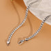 Wholesale S925 Sterling Silver Cuban Chain Necklace JDC-NE-TaiYi001 Necklaces 泰艺 Wholesale Jewelry JoyasDeChina Joyas De China