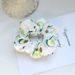 Wholesale satin rubber band avocado printing hair bands JDC-HS-H423 Hair Scrunchies 妙德 Wholesale Jewelry JoyasDeChina Joyas De China