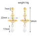 Wholesale Saturn diamond inlaid stereo Earrings JDC-ES-ZhuoX001 Earrings 卓星 Wholesale Jewelry JoyasDeChina Joyas De China