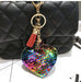 Wholesale Sequin Heart Shape Metal Keychain JDC-KC-FeiRun039 Keychains 飞润 color OPP Wholesale Jewelry JoyasDeChina Joyas De China