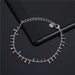 Wholesale seven color drip pearl rhinestone bohemian stainless steel bracelet JDC-BT-Mingm002 Bracelet 敏萌 Wholesale Jewelry JoyasDeChina Joyas De China