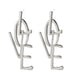 Wholesale sexy exaggerated metal Love Earrings MOQ≥10 JDC-ES-ZhuoX009 Earrings 卓星 es124 MOQ10 Wholesale Jewelry JoyasDeChina Joyas De China