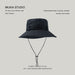 Wholesale Shade Breathable Outdoor Polyester Hiking Hat JDC-FH-Muxia005 Fashionhat 沐夏 black one size Wholesale Jewelry JoyasDeChina Joyas De China