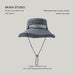 Wholesale Shade Breathable Outdoor Polyester Hiking Hat JDC-FH-Muxia005 Fashionhat 沐夏 light grey one size Wholesale Jewelry JoyasDeChina Joyas De China