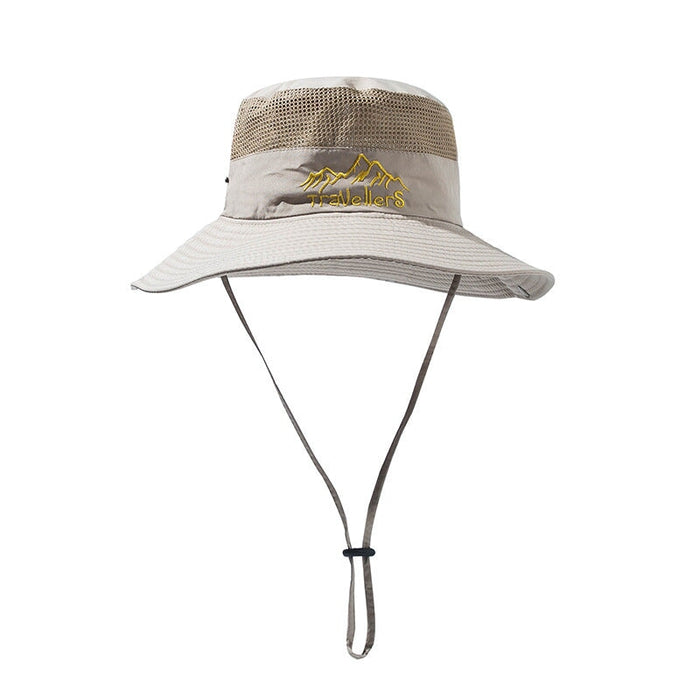 Wholesale Shade Breathable Outdoor Polyester Hiking Hat JDC-FH-Muxia008 Fashionhat 沐夏 beige one size Wholesale Jewelry JoyasDeChina Joyas De China