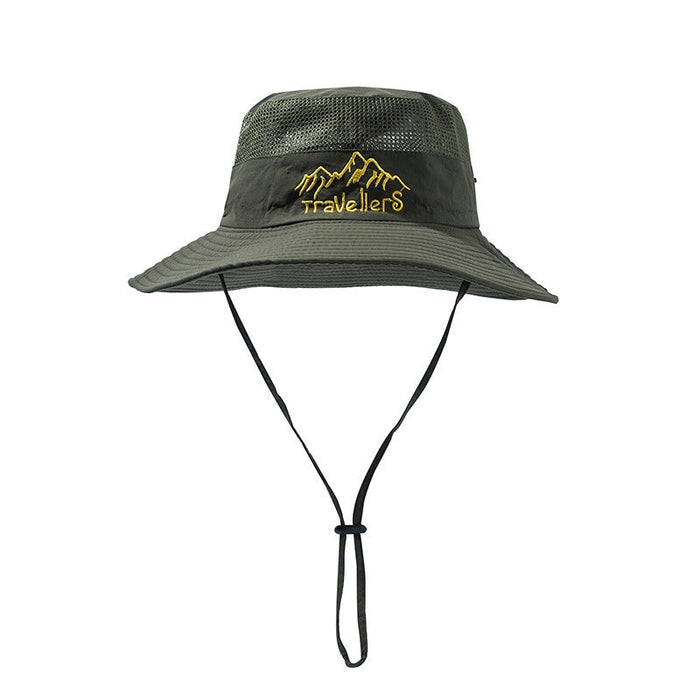 Wholesale Shade Breathable Outdoor Polyester Hiking Hat JDC-FH-Muxia008 Fashionhat 沐夏 green one size Wholesale Jewelry JoyasDeChina Joyas De China