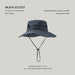Wholesale Shade Breathable Outdoor Polyester Hiking Hat JDC-FH-Muxia012 Fashionhat 沐夏 dark grey one size Wholesale Jewelry JoyasDeChina Joyas De China