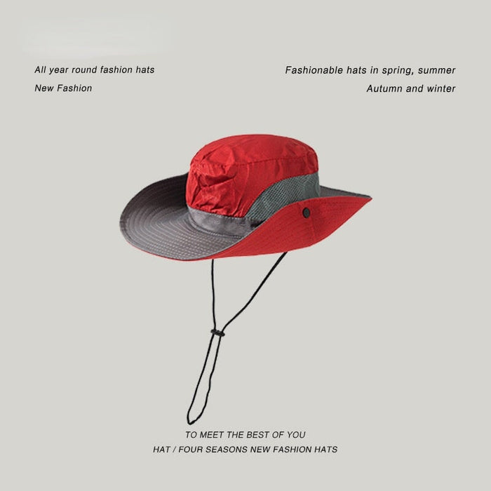 Wholesale Shade Breathable Outdoor Polyester Hiking Hat JDC-FH-Muxia013 Fashionhat 沐夏 Wholesale Jewelry JoyasDeChina Joyas De China