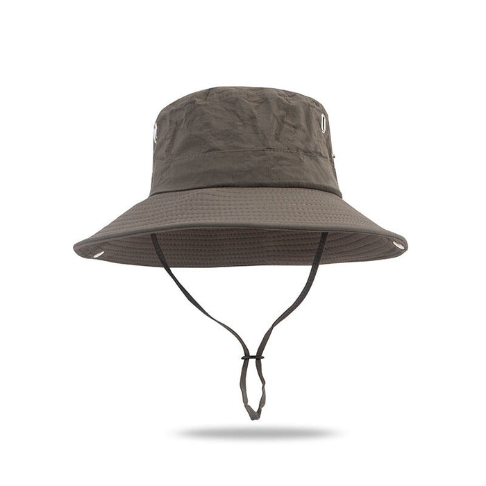 Wholesale Shade Breathable Outdoor Polyester Hiking Hat JDC-FH-Muxia014 Fashionhat 沐夏 light brown one size Wholesale Jewelry JoyasDeChina Joyas De China