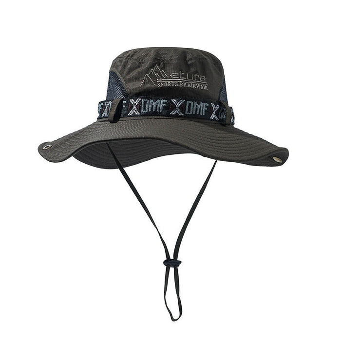 Wholesale Shade Breathable Outdoor Polyester Hiking Hat JDC-FH-Muxia016 Fashionhat 沐夏 dark green one size Wholesale Jewelry JoyasDeChina Joyas De China