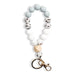 Wholesale Silicone Beaded Wood Bead Keychain Wristlet JDC-KC-ZhiS001 Keychains 智尚 line Wholesale Jewelry JoyasDeChina Joyas De China