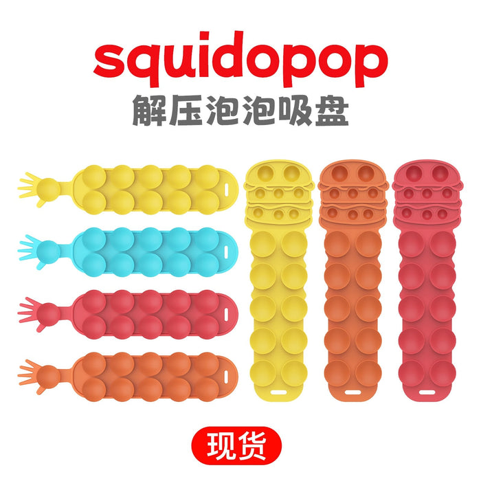 Wholesale Silicone Decompression Toys Sucker Toys JDC-FT-HC034 fidgets toy 华创 Burger-Solid Color Wholesale Jewelry JoyasDeChina Joyas De China