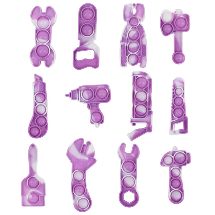 Wholesale Silicone Rainbow Finger Decompression Toys JDC-FT-HC033 fidgets toy 华创 purple single Wholesale Jewelry JoyasDeChina Joyas De China