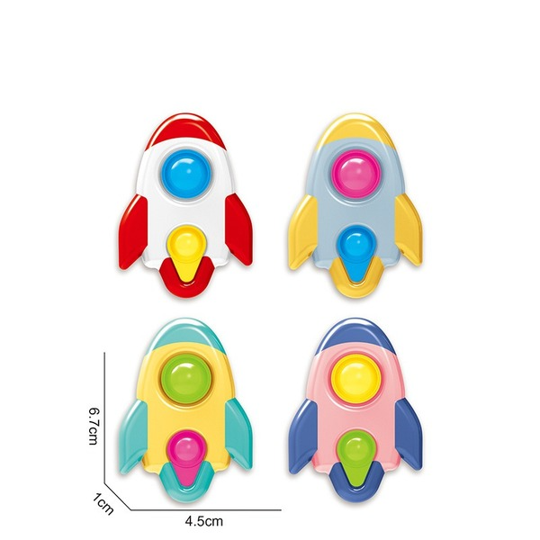 Wholesale silicone rocket fidgets toy JDC-FT-ZhuoJ015 fidgets toy 卓佳 Wholesale Jewelry JoyasDeChina Joyas De China