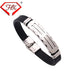 Wholesale silicone stainless steel bracelet JDC-BT-HongX003 Bracelet 宏祥 Wholesale Jewelry JoyasDeChina Joyas De China