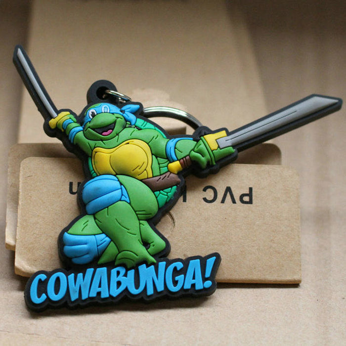 Wholesale Silicone Teenage Mutant Ninja Turtles Keychain JDC-KC-MSD016 Keychains 萌时代 1 Wholesale Jewelry JoyasDeChina Joyas De China