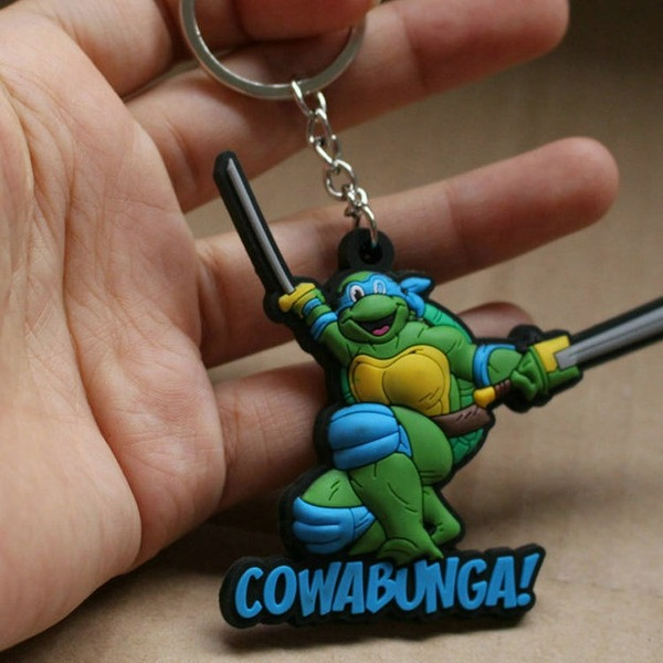 Wholesale Silicone Teenage Mutant Ninja Turtles Keychain JDC-KC-MSD016 Keychains 萌时代 Wholesale Jewelry JoyasDeChina Joyas De China