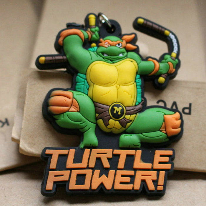 Wholesale Silicone Teenage Mutant Ninja Turtles Keychain JDC-KC-MSD016 Keychains 萌时代 3 Wholesale Jewelry JoyasDeChina Joyas De China