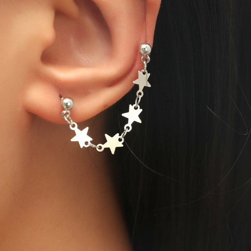 Wholesale silver alloy earrings JDC-ES-D756 Earrings 晴雯 Wholesale Jewelry JoyasDeChina Joyas De China