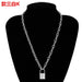 Bulk Jewelry Wholesale silver alloy key lock Pendant Necklace JDC-NE-KunJ006 Wholesale factory from China YIWU China