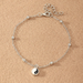 Bulk Jewelry Wholesale silver alloy yin and yang gossip  anklet   JDC-AS-e045 Wholesale factory from China YIWU China