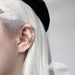 Wholesale silver bat copper ear clip JDC-ES-ChiH017 Earrings 池豪 Wholesale Jewelry JoyasDeChina Joyas De China