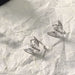 Wholesale silver bat copper ear clip JDC-ES-ChiH017 Earrings 池豪 Silver pair Wholesale Jewelry JoyasDeChina Joyas De China