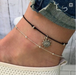 Bulk Jewelry Wholesale silver elephant sun three-layer alloy anklet JDC-AS-F418 Wholesale factory from China YIWU China