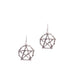 Wholesale Silver Life Pentagram Earrings JDC-ES-YYFF008 Earrings 燕羽飞飞 Wholesale Jewelry JoyasDeChina Joyas De China